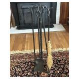 Fireplace tool set