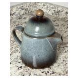 Hand Crafted Pottery Tea Pot 7ï¿½-Has Been Repaired