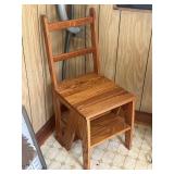 2 in 1 Folding Ladder Chair Stool
