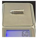 6 Gram Silver Bullet .999 Silver