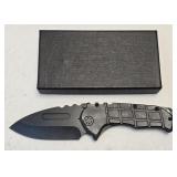 Black Tactical Folding Pocket Knife 3" Blade 8ï¿½"
