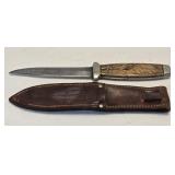 Vintage Fixed Blade Knife 4ï¿½" Blade 7" Overall