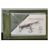 Investment Caster 9.4g Poured MP5 .999 Pure Silver