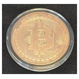 1 ADVP oz .999 Copper Bitcoin Round