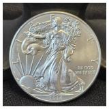 2014 Silver Eagle Dollar 1 Oz Fine Silver