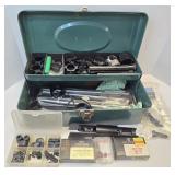 Metal Tool Box w/ Gun Parts