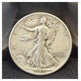 1943 Walking Liberty Half-Dollar 90% Silver
