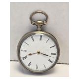 Swiss Lion David & Diou 10 Jewel Pocket Watch