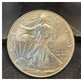 2000 American Silver Eagle 1 oz .999 Fine Silver