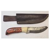 Damascus Style Fixed Blade Knife 3ï¿½"-Blade