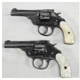 (2) Iver Johnson Top Break .32 Short S&W  1st SN#