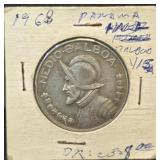 1968 Panama 1/2 Balboa 90% Silver