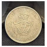 1960 Denmark 5 Kroner 80% Silver