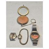 Vintage Watches, Womens Compact & Guitar Hero Tin
