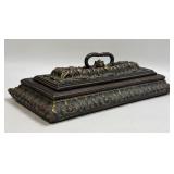 Ornate Desk Box 13.25ï¿½ X 6ï¿½ X 3.5ï¿½