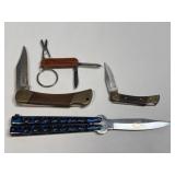 4 Assorted Knives As Pictured