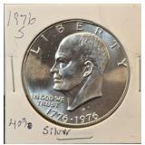 1976-S Eisenhower Bicentennial Dollar 40% Silver