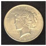 1923 Peace Silver Dollar 90% Silver