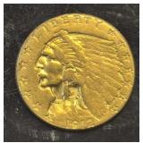 2012 Gold Indian Head $2ï¿½ Dollar Coin 90% Gold