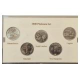 2000 Platinum Edition State Quarter Set