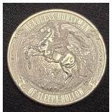 1 Troy Oz Headless Horseman .999 Fine Silver Round