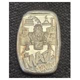 1/10th Oz Mad Scientist Silver Bar .999 Fine