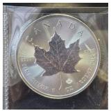 999.9 Fine Silver 1 Oz Argent Pur  2022 $5