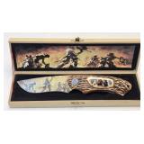 Wild Outdoors Native American Themed Fixed -Knife