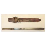East African Maasai Seme Short Sword 14ï¿½" Blade