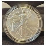 1 Oz Fine Silver 2022 Silver Eagle Dollar