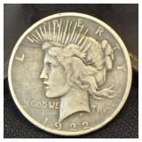 1922 Silver Peace Dollar 90%