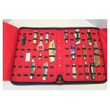 Knife Case & 16 Knives