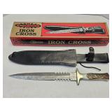 United Iron Cross Damascus Style Dagger 8ï¿½" Blade