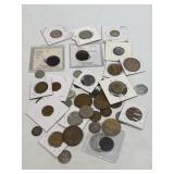 Several Assorted Foreign Coins As Pictured