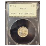 1944 MS64 Mercury Dime 99% Silver