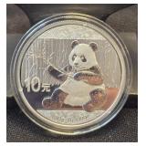 30g Ag .999 Silver China Panda 10 Yuan 1 Oz
