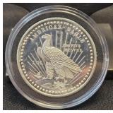 1 Oz .999 Fine Silver 1982 American Eagle Round