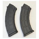 (2) Plastic AK-47 30rd Magazines