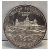 Ellis Island 5 Troy Oz .999 Fine Silver Round