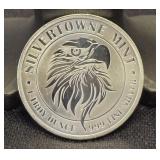 1 Oz Silvertowne Mighty Eagle .999 Fine Silver