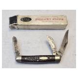 Vintage Case XX 3-Bladed Pocket Knife IOB