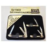Old Timer 3-Knife Gift Set NIB