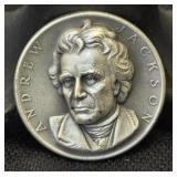 Andrew Jackson 1oz High Relief Coin .999 Fine