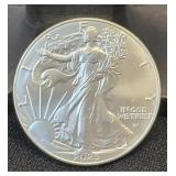 1 Oz 2025 Silver Eagle .999 Fine Silver