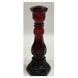 (D) FULL AVON Cape Cod Ruby Red Candlestick