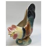 (D) 1950s Royal Copley Ceramic Rooster Planter,
