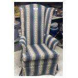 (BR) Mid Century Wing Back Arm Chair