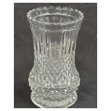 (D) Vintage Lamplight Farms Clear Glass Diamond