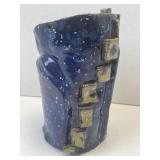 (D) 6" Studio Art Pottery Vase Signed (As