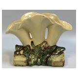(D) Vintage McCoy Pottery Triple Calla Lily